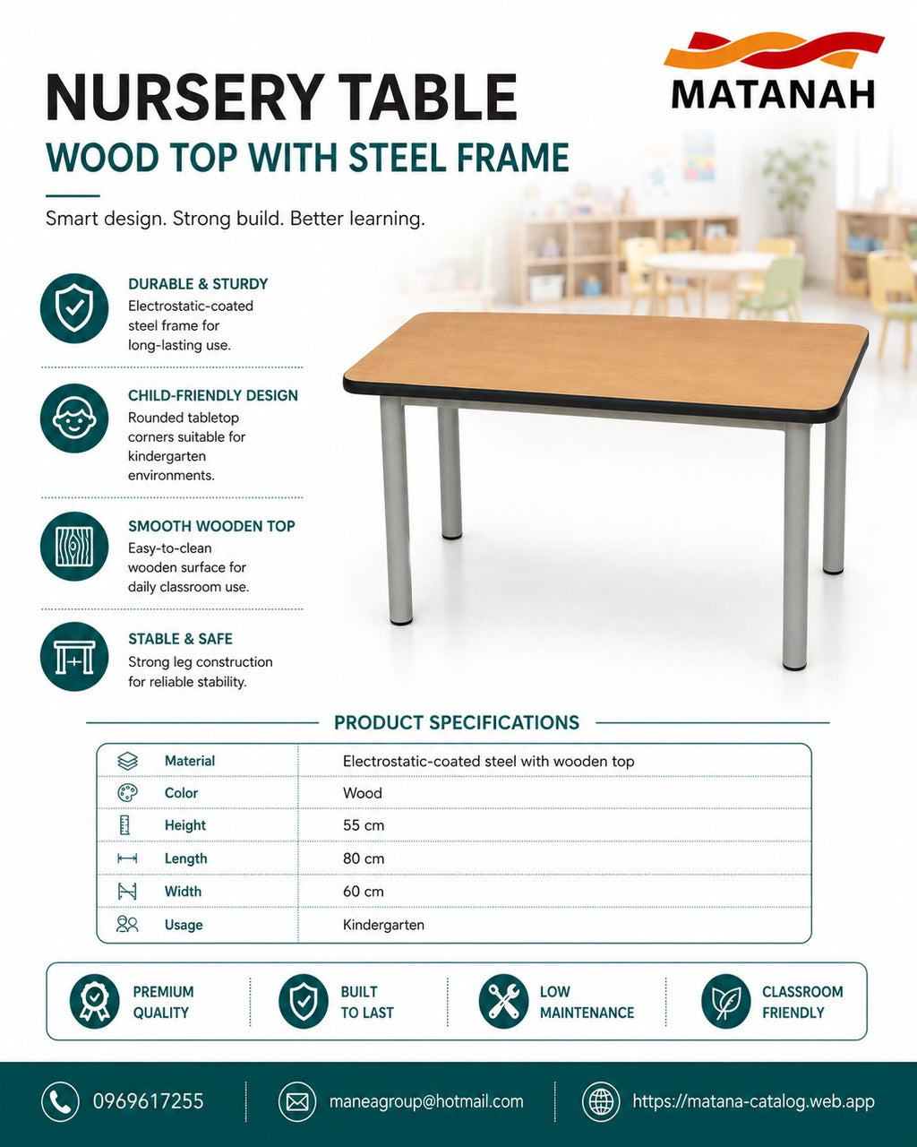 MT-2021 Kindergarten Table