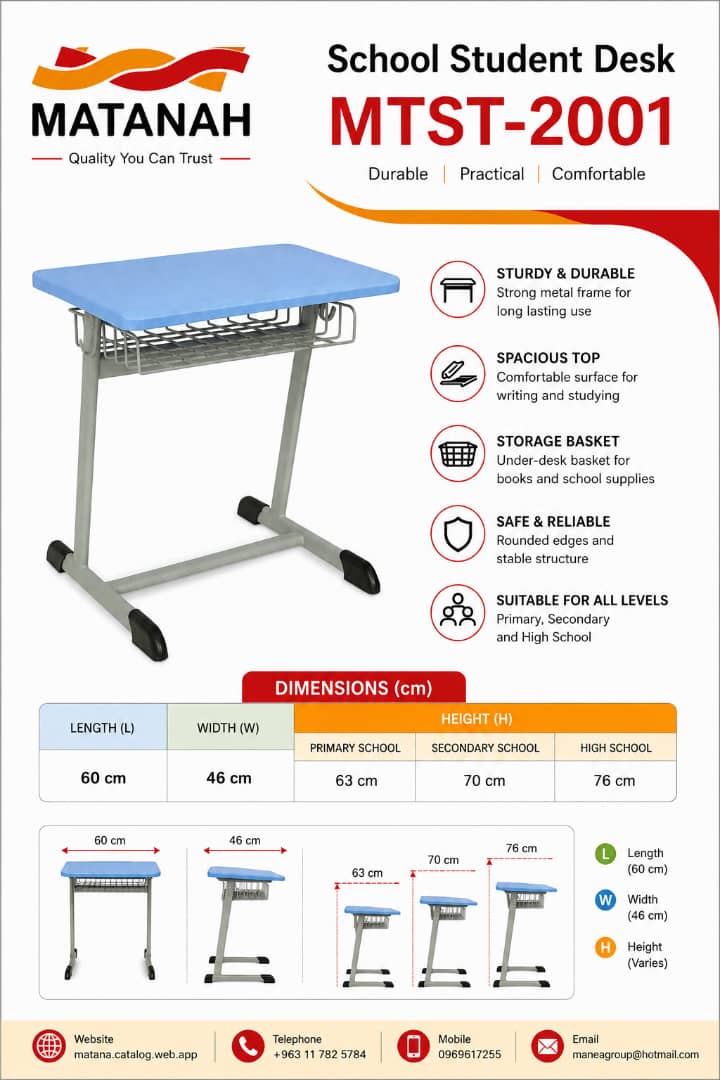 MT-2001 Student Desk
